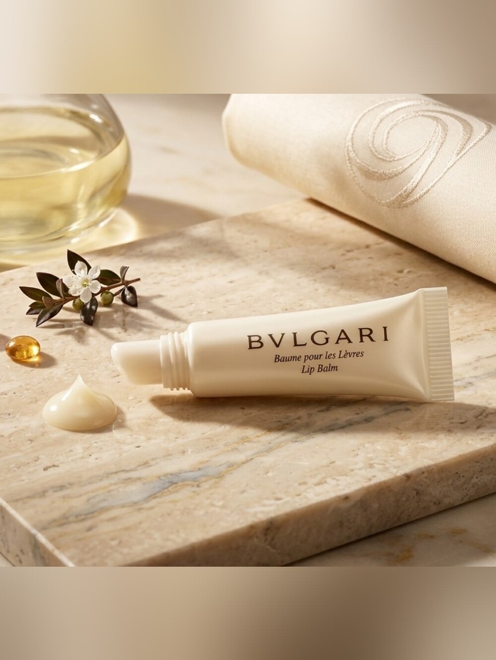 Bulgari Creamy White Lip Balm Tube